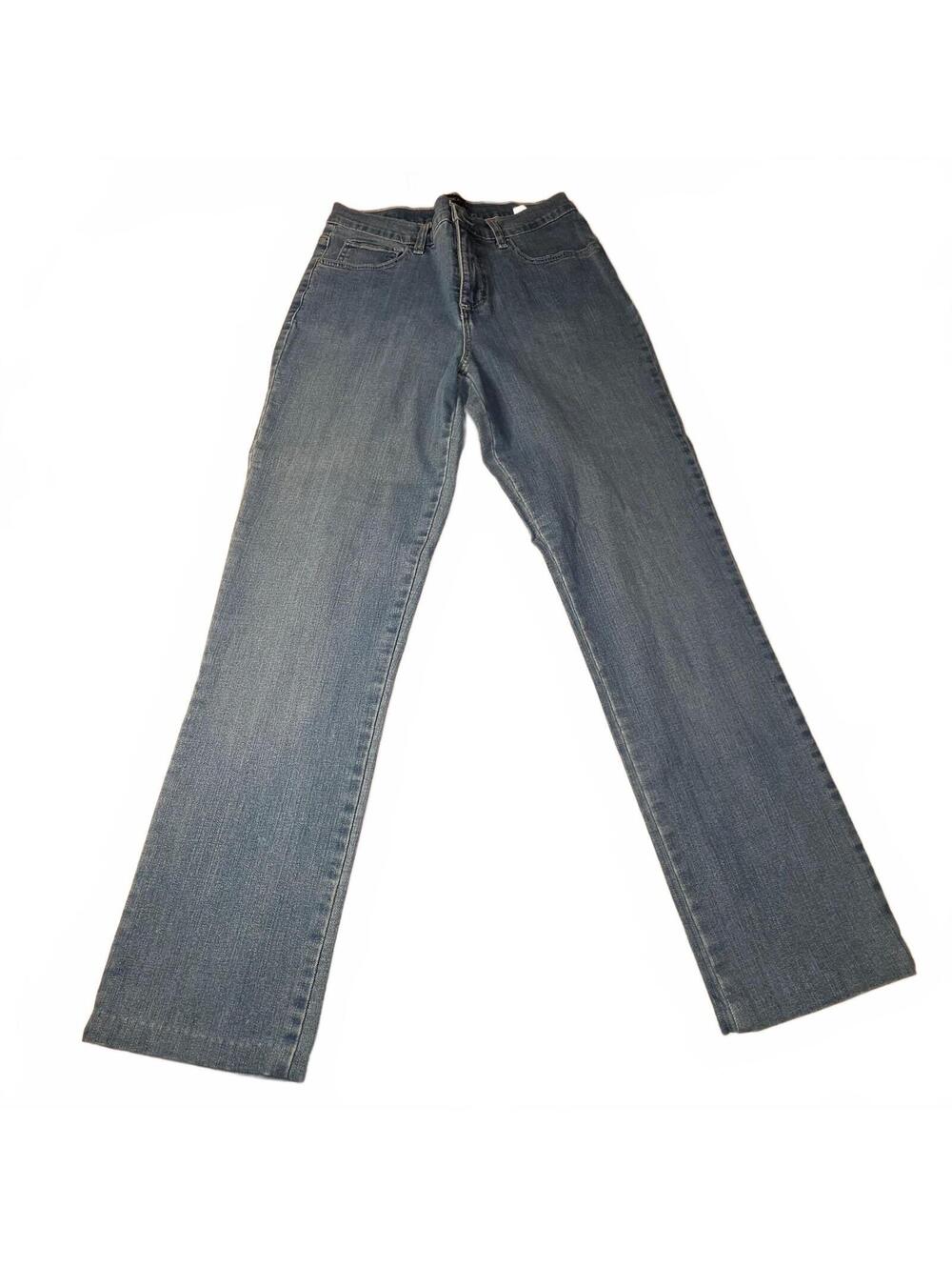 Lee Classic Fit Womens Medium Blue Denim Jeans Size 8
